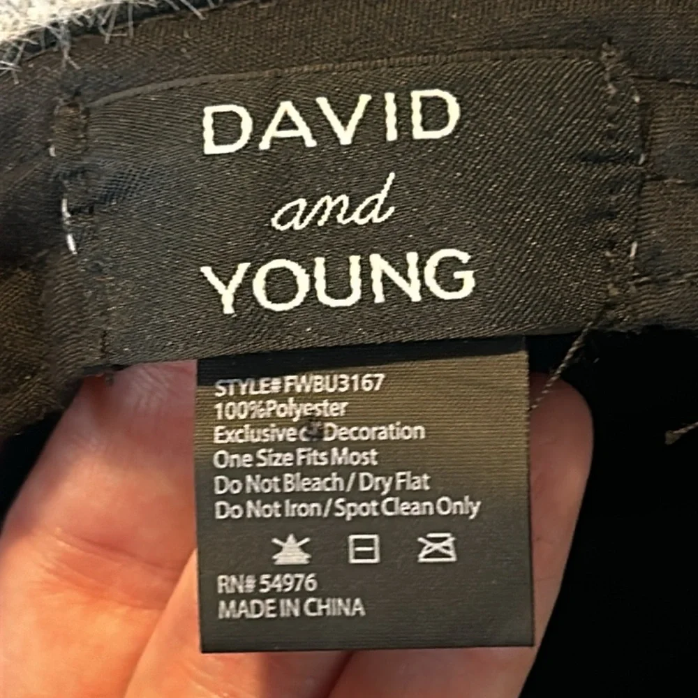 David and Young Fuzzy Bucket Hat